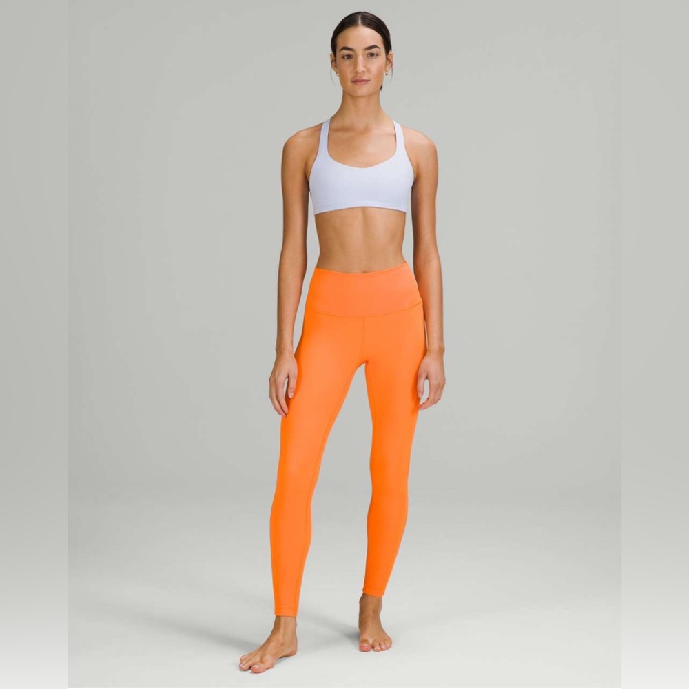 Lululemon Wunder Under High Rise Tight 28” Orange Soda
